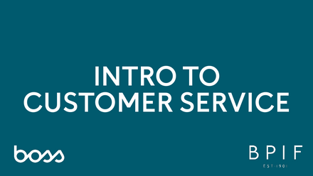 Intro to Customer Service