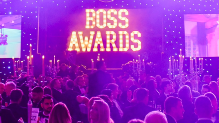 BOSS Awards room